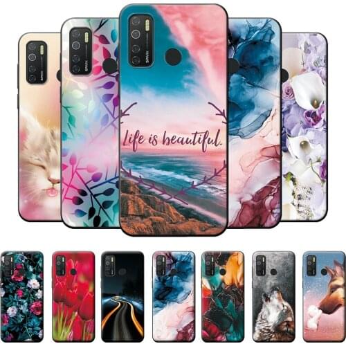 For Tecno Spark 5 Case Soft Silicone Soft Back Cover Spark 5 Pro Case Cover For TECNO Camon 15 Air Phone Case Protective Bumper