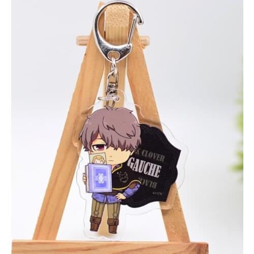 Black Clover Keychain Acrylic Cartoon Keyring Accessories WL0722