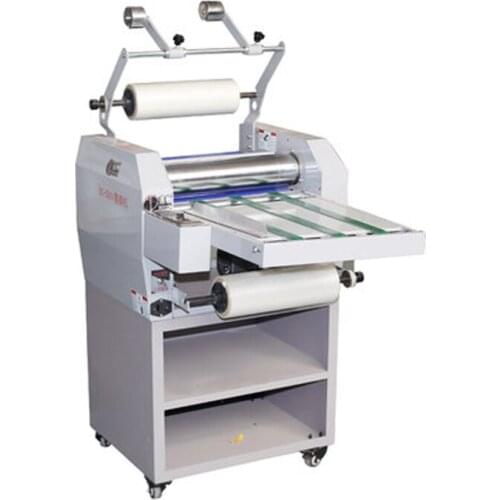 DC-5001 Laminator Hot and Cold paper Laminating Machine Single Double Anti-Curling Steel Roller Structure Electric Heating