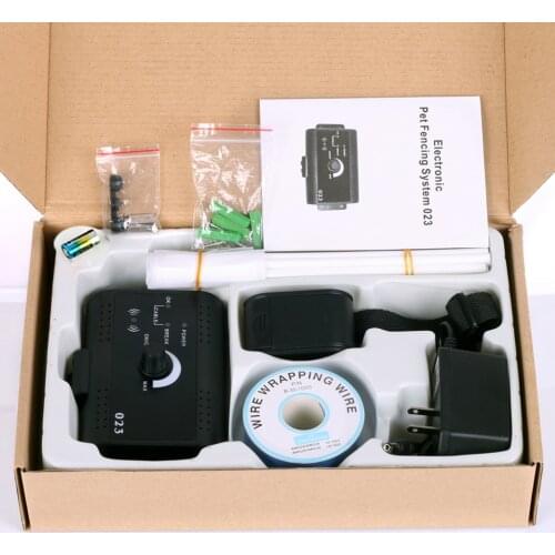 Wireless Dog Electric Fence Fencing System Safety Pet Waterproof Train Control Device Dog Training Collar Hidden