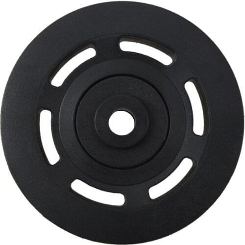 95mm Black Bearing Pulley Wheel Cable Gym Equipment Part Wearproof