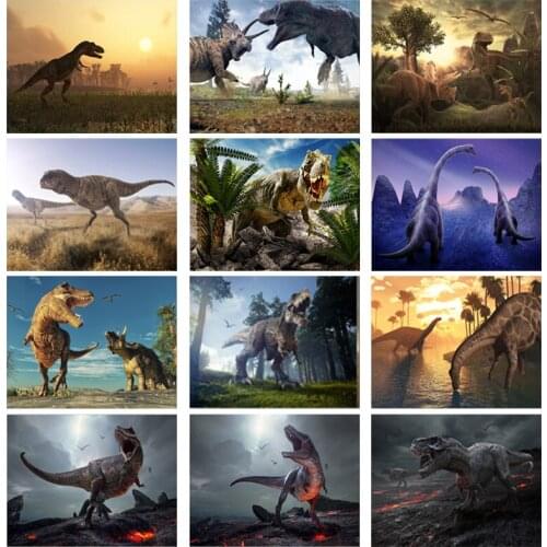 Canvas Painting Jurassic Park Dinosaurs Print and Posters Wall Art Pictures Decorate The Living Room Bedroom Decoration