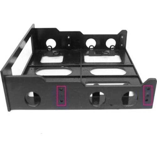 New PC Computer Case 5.25inch to 3.5inch Floppy Drive Front Bay Mounting Bracket