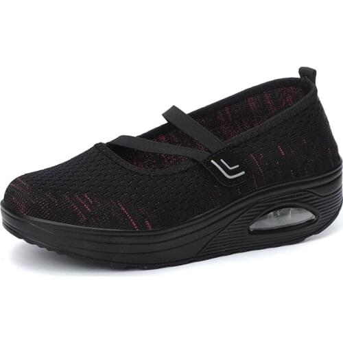 Tenis Feminino Woman Tennis Shoes Breathable Air Cushion Sneakers Women Comfort Height Increasing Ladies Outdoor Gym Footwear