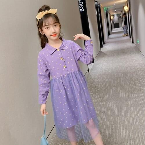 New Arrival 2021 Summer Dresses For Baby Girls Cotton Children Short Sleeve Floral Clothes Flower Print Kids Clothing 2-13 Years