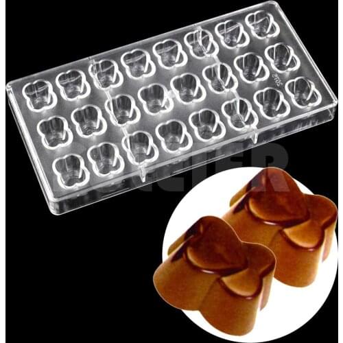Valentines Day gift double love Polycarbonate chocolate mold,chocolate design confectionery fondant chocolate diy baking mold
