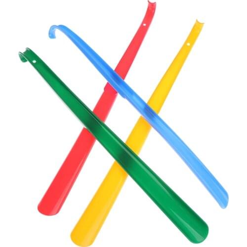 1PCS Handle Long Shoehorn Plastic Extra Long Shoehorn Lazy Shoe Helper Long Handle Shoes Lifter Pull Shoehorn Slip
