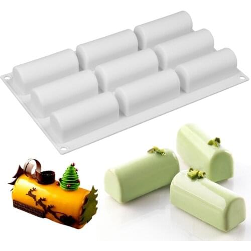Silicone Mold 3D Stick Shape for Chocolate Truffle Mousse Cake Dessert Mold DIY Baking Moulds