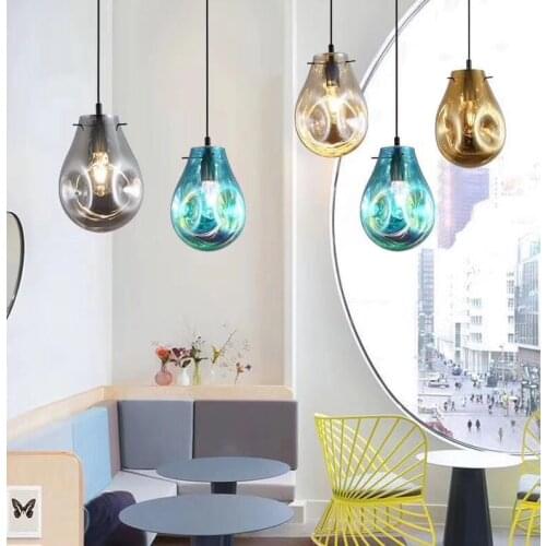 Modern iron industry brand handmade wicker modern led chandelier living room decoration avizeler nordic decoration home