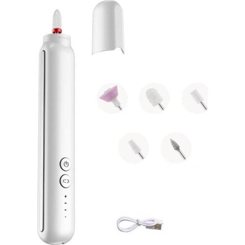 USB Charging Versatile Wireless Electric Nail Drill Polishing Equipment ABS Nail Drill Adjusted for Female