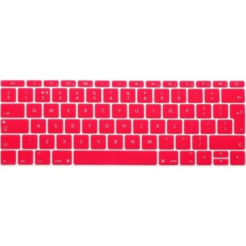 Gorgeous Half-Transparent Non-slip Silicone Keyboard Cover Protector Protective Film 3pcs for Macbook 12 inches (EU Version)