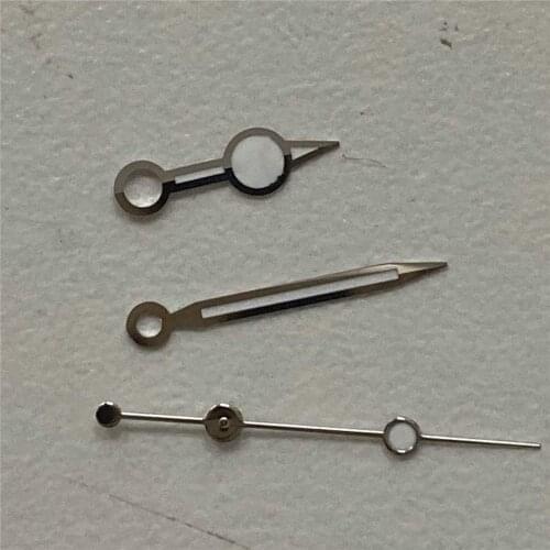 Replacement Green Luminous Watch Hands Three-pin Pointer Watch Hands for NH35/ NH36 Mechanical Movement Repair Part