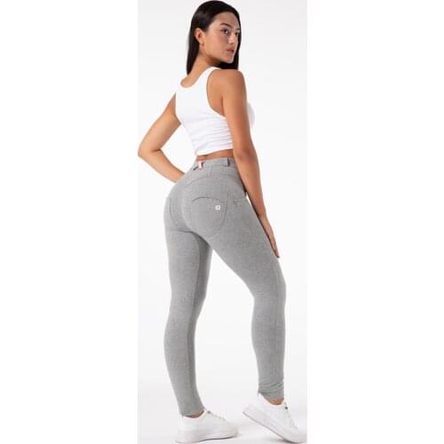 Shascullfites Melody Grey Running Leggings Girl Tight Elastic Fitness Pants Bum Lift Pencil Pants Women Clothing