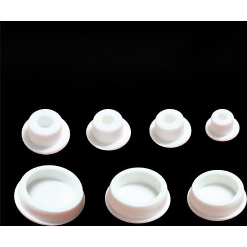 1/5/10/20pcs White Silicone Plugs 9mm~19mm Rubber Plug Waterproof Hole Plug Blanking End Caps Pipe Tube Inserts Plugs Bungs