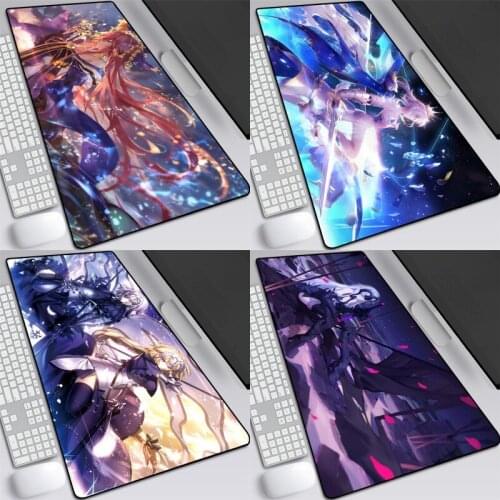 New Japan Anime Cartoon Fate /Grand Order Saber Printed Mouse Keyboard Pad Gaming Mat Cosplay Prop Decor Gift 1pcs