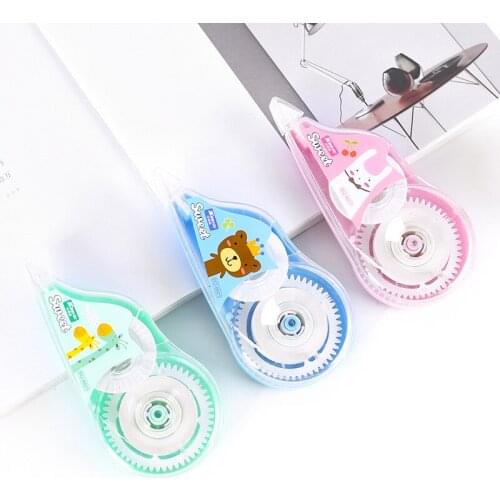 1pcs cartoon student altered tape Cute large-capacity student stationery office correction tape correction tape