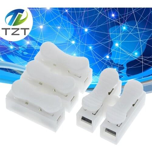 10PCS 2 3 Pins Electrical Cable Connectors CH2 CH3 Quick Splice Lock Wire Terminals Set 17x14x11mm