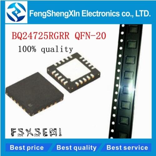 10pcs/lot 100%New BQ24725RGRR BQ24725 BQ725 QFN-20 Chipset