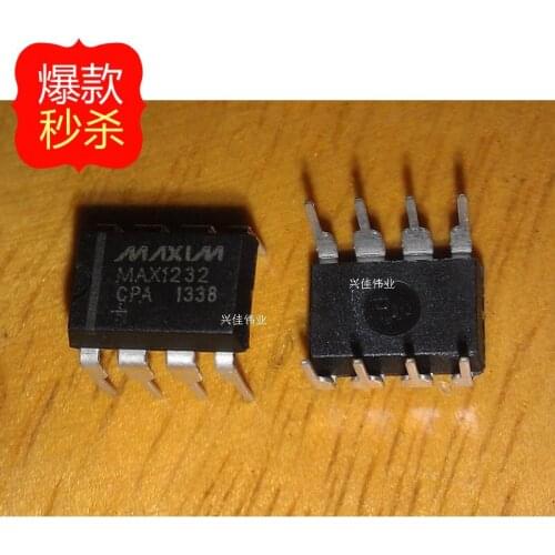 10PCS New MAX1232CPA MAX1232EPA DIP8 Package DIP8 package Transceiver