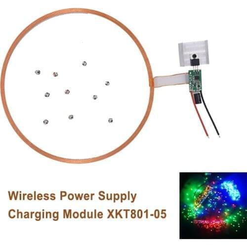 10 lots One-to-many Decorative Lights Wireless Charging Module + 100pcs Transmission Module+ 900pcs leds