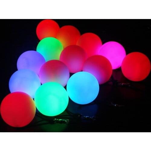 300 Pcs LED Balls Stage Performance LED POI Thrown Balls for Belly Dance Hand Props Belly Dance Accessories Party Decor