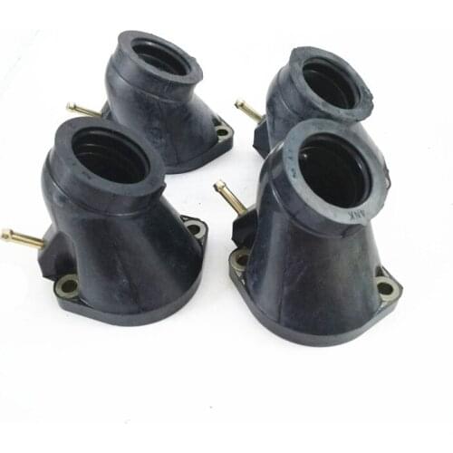 4 PCS Motorcycle Carburetor Joint Intake Adjuster Interface Carb Adapter For Yamaha 4NK-13586-00 XVZ13A XVZ1300 1996-2001