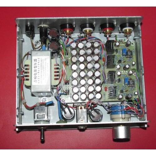 AD847+ reverse emitter follower complementary power tube preamp headphone amplifier 1.5W*2 no large loop negative feedback