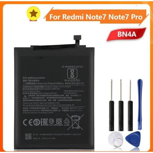 Xiao Mi Xiaomi Mi BN4A Phone Battery For Xiao mi Redmi Note7 Note 7 Pro M1901F7C 4000mAh Original Replacement Battery + Tool