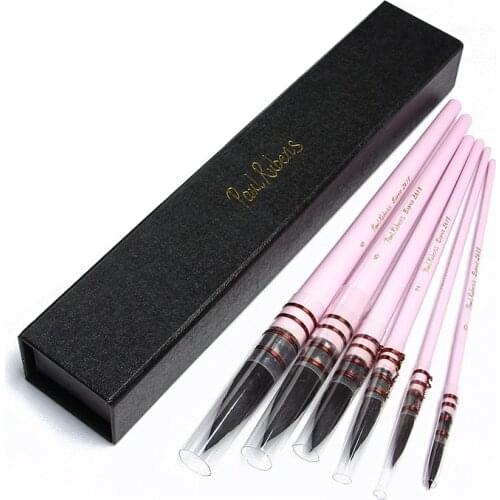 Pual Rubens The Pink Doll Watercolor Pen squirrel hair Timber Baking varnish Multi-specification Watercolor Brush