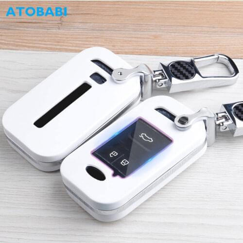 ATOBABI ABS Car Key Cases For Chery Tiggo 8 Arrizo Pro 7 5X 2019 2020 2021 Smart Keyless Entry Remote Control Protector Cover