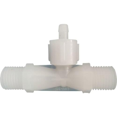 FREE SHIPPING 1/4" PVDF Venturi Injector with valve mixer ozone proof ventu tube XinOzone