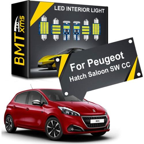Seker For Peugeot 106 107 108 206 207 208 301 306 307 308 406 407 408 508 607 Hatch Saloon SW CC RCZ Canbus Interior LED Lights