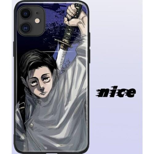 Yuta Okkotsu Jujutsu Kaisen Glass Soft Silicone Phone Case FOR IPhone SE 6s 7 8 Plus X XR XS 11 12 Mini Pro Max Cover Shell