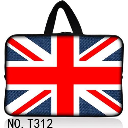 UK Flag Laptop Sleeve Bag 15.6 Case for Macbook Air 13 Pro Retina 11 12 New 15 Touch Bar for Xiaomi Mi Notebook 13.3 Cover