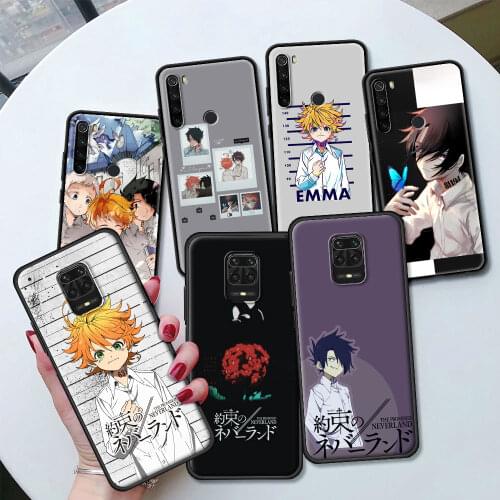 Anime The Promised Neverland Silicone Phone Case For Xiaomi Redmi Note 10 9S 9 8 Pro 8T 8A 9A 9C 7 7A K40 Soft Shell Cover Coque