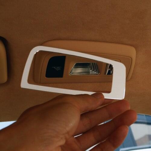 Car Rear Reading Lamp Frame Decoration Sticker Trim For Porsche Panamera Cayenne Interior Roof Light Modified Accessories
