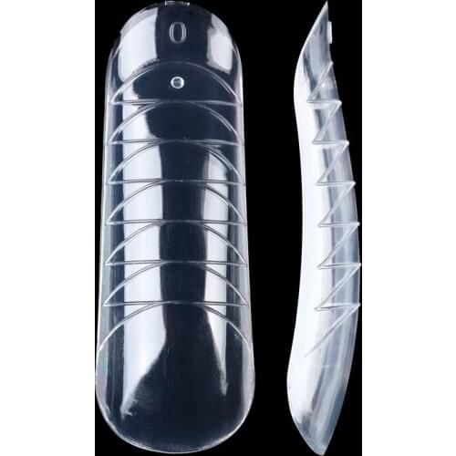 Mold Nail Art Tips Reuse ABS material 120pcs*1 box plastic UV gel nail forms