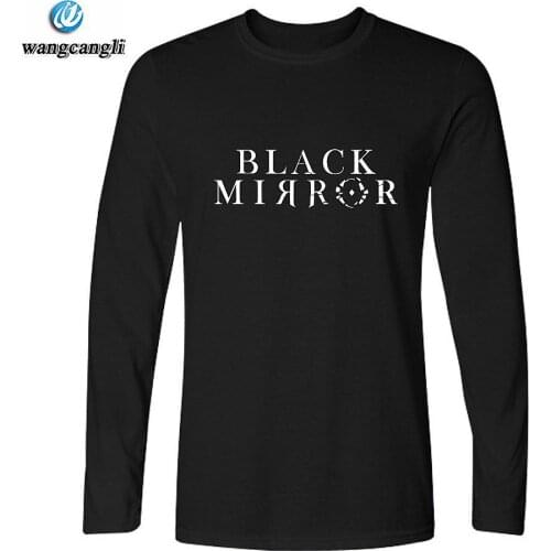 Hot TV Play Black Mirror Long Sleeve Tshirt T Shirt Men/Women 2020 New Cotton Spring Casual Streetwear Plus Size T-shirt Tops