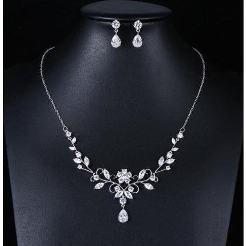 Red Trees Brand High Quality Bridal Jewelry Set Zirconia Fashion Wedding Jewelery Sets For Women Dress Accessories Wholesale