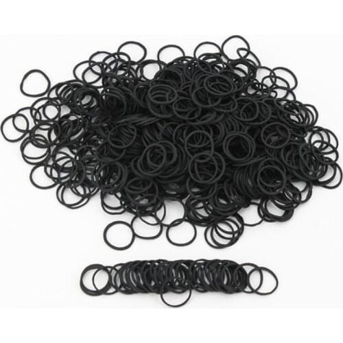 06*0.9 Mini Rubber Bands Soft Elastic Bands for Kid Hair Braids Hair BandsSchool Office Home Supplies Rubber Band Stationery