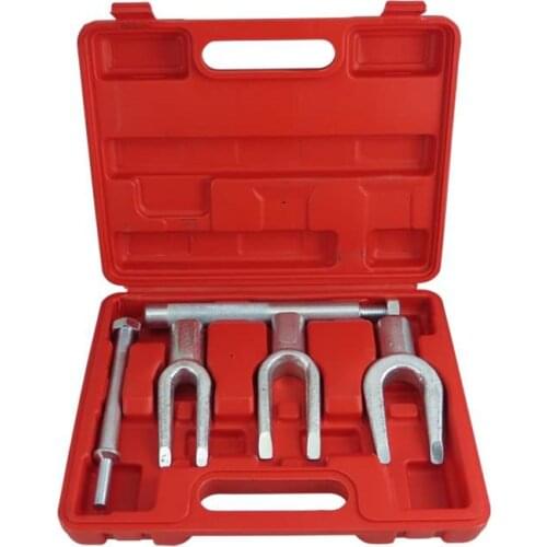 5pcs Front End Service Tool Kit Ball Joint Separator Rod Puller Ball Head Fork Suit Auto Repair Hand Tool Set
