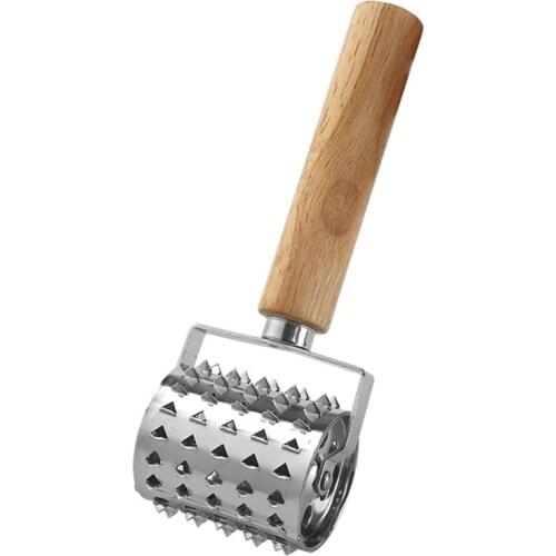 Stainless Steel Meat Hammer Roller Steak Knocking Hammer Beef Steak Hammer Meat Tenderizing Needle Steak Tenderizers