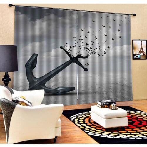 Window curtains for living room bedroom blackout curtains grey curtain Blackout curtain