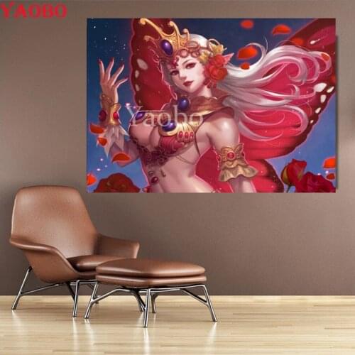 Full Square/Round Drill 5D DIY Diamond Painting butterfly fairy 3D Diamond Embroidery Cross Stitch Mosaic Rhinestone Home Decor