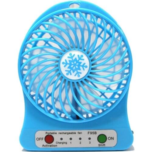 Portable 5W Outdoor LED Light Fan Air Cooler Desk USB Fan Without 18650 Battery dropshipping
