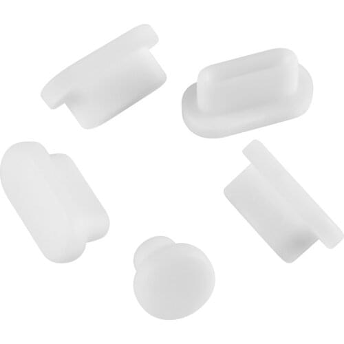 Silicone Anti-dust Plugs Protection Set for MacBook Pro 13 15 16 inch 2020 Touch bar A2251 A2179 A1932 A2289 A1534 2 Set/lot
