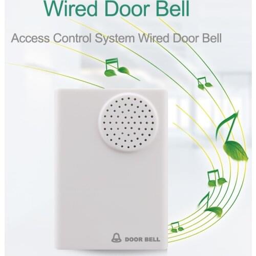 Eseye Wire Doorbell Chime Door Access Control System DC 12V Power Speaker Welcome Door Bell Security For Office