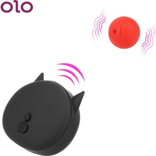 OLO Set Vibrator Wild Wireless Remote Control 10 Frequency Adult Products Adult Sex Games Vbration Beads Body Massager