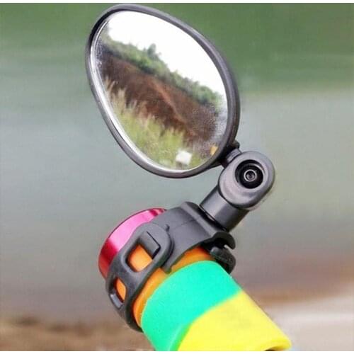 Mountain Bike Bicycle Rear View Mirror Wide-angle Flat Mirror Bicycle Mirror Flat Mirror Riding Equipment