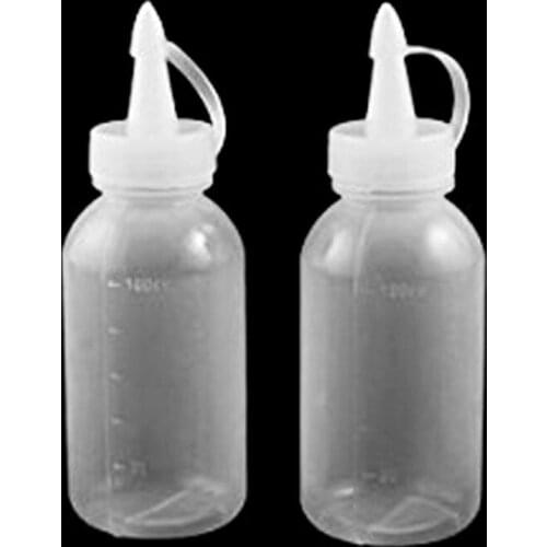 10Pcs Plastic Squeeze Bottle Small Squirt Jet Sauce Condiment Ketchup Mayo Oil 2XPB